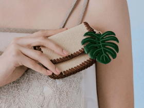 Charles & Keith Exclusive Promo: Buy Blume Canvas Braided Chain-Handle Wallet - Taupe Canvas For Just RM219.90