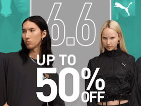 Puma【6.6 Sale】: Grab Up to 50% OFF + Extra 10% OFF By Using Code | Shop Now